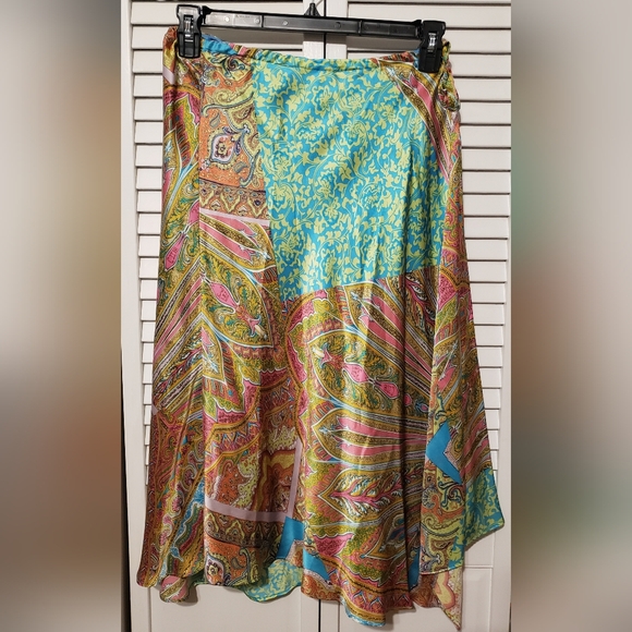 Elyse Hart Ltd Paisley Women's Skirt Size 8 - Picture 2 of 4